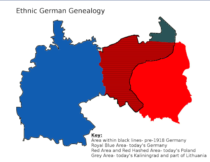 German-Polish Map